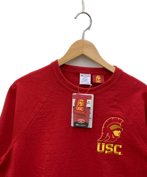 Champion（チャンピオン）Champion (チャンピオン) Tシャツ レッド サイズ:M 未使用品の古着・服飾アイテム