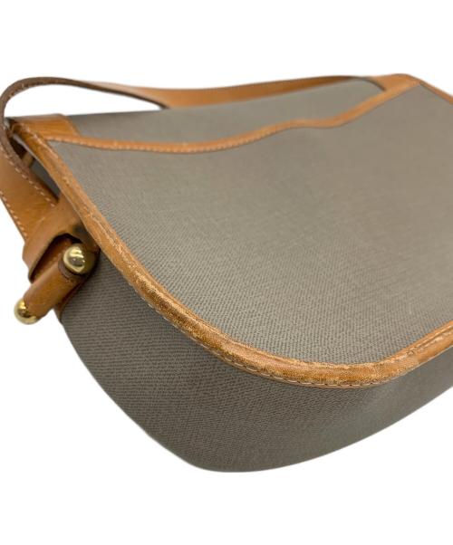 Christian Dior（クリスチャン ディオール）Christian Dior (クリスチャン ディオール) ショルダーバッグ グレー×ブラウンの古着・服飾アイテム