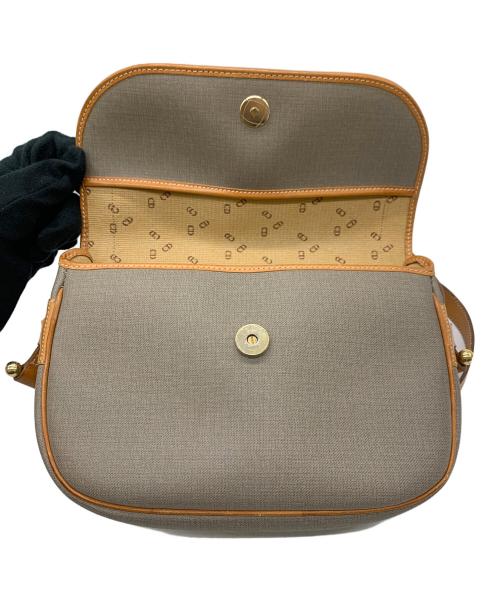 Christian Dior（クリスチャン ディオール）Christian Dior (クリスチャン ディオール) ショルダーバッグ グレー×ブラウンの古着・服飾アイテム