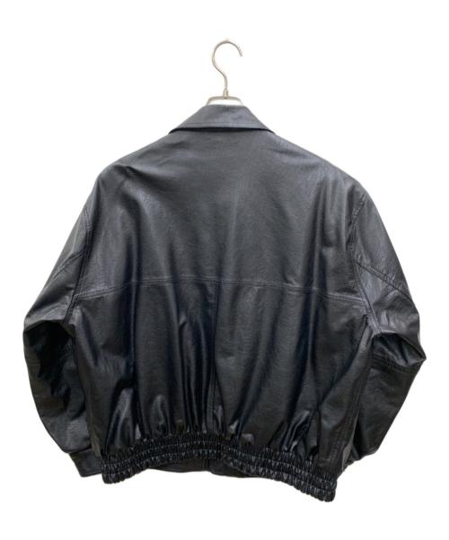 FREAK'S STORE（フリークスストア）FREAK'S STORE (フリークスストア) フェイクレザーブルゾン ブラック サイズ:Mの古着・服飾アイテム