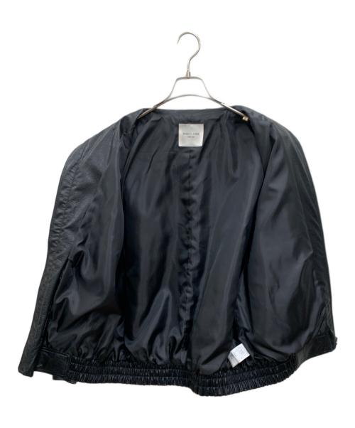 FREAK'S STORE（フリークスストア）FREAK'S STORE (フリークスストア) フェイクレザーブルゾン ブラック サイズ:FREEの古着・服飾アイテム