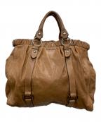 MIU MIUミュウミュウ）の古着「2WAYバッグ」｜ブラウン