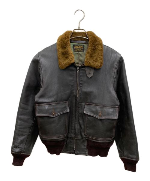 BUZZ RICKSON'S（バズリクソンズ）Buzz Rickson's (バズリクソンズ) 50sレザ-フライトジャケット ブラウン サイズ:38の古着・服飾アイテム