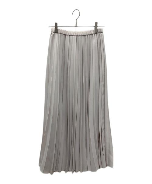 BEAUTY&YOUTH（ビューティーアンドユース）BEAUTY&YOUTH (ビューティーアンドユース) ツイルプリーツマキシスカート アイボリー サイズ:Mの古着・服飾アイテム