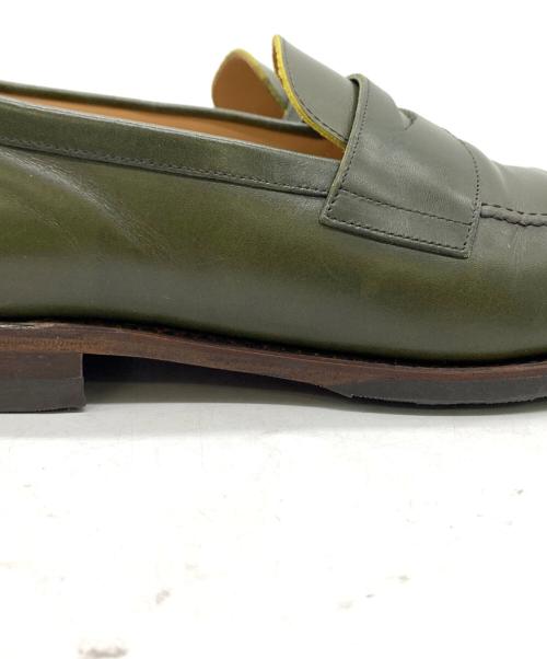 SCOTCH GRAIN（スコッチグレイン）SCOTCH GRAIN (スコッチグレイン) コインローファー グリーン サイズ:26の古着・服飾アイテム