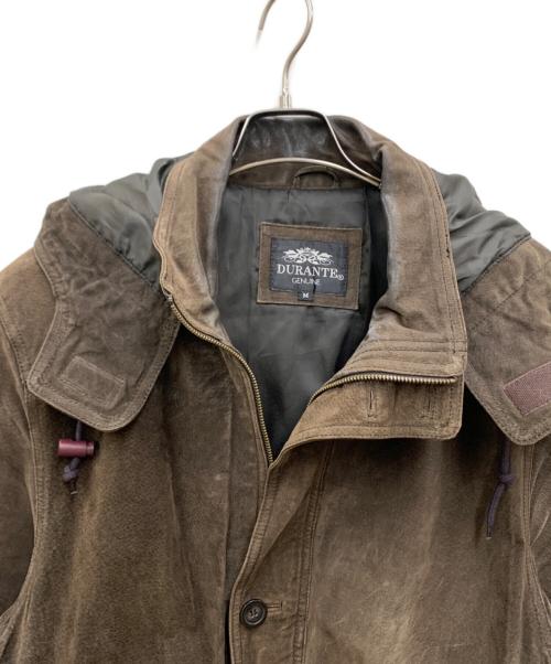 DURANTE（デュランテ）durante (デュランテ) レザージャケット ブラウン サイズ:Mの古着・服飾アイテム