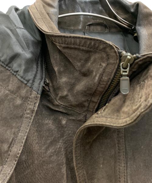 DURANTE（デュランテ）durante (デュランテ) レザージャケット ブラウン サイズ:Mの古着・服飾アイテム