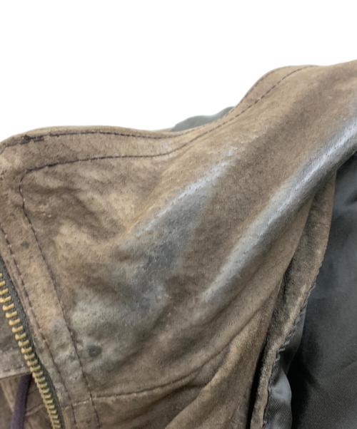 DURANTE（デュランテ）durante (デュランテ) レザージャケット ブラウン サイズ:Mの古着・服飾アイテム