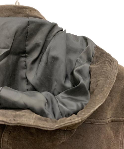 DURANTE（デュランテ）durante (デュランテ) レザージャケット ブラウン サイズ:Mの古着・服飾アイテム