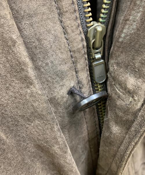 DURANTE（デュランテ）durante (デュランテ) レザージャケット ブラウン サイズ:Mの古着・服飾アイテム