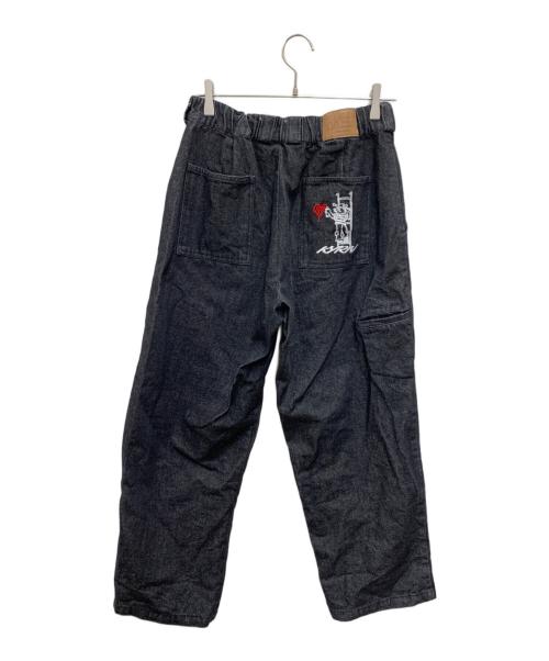 kaoyorinakami（カオヨリナカミ）kaoyorinakami (カオヨリナカミ) デニムパンツ ブラック サイズ:Mの古着・服飾アイテム