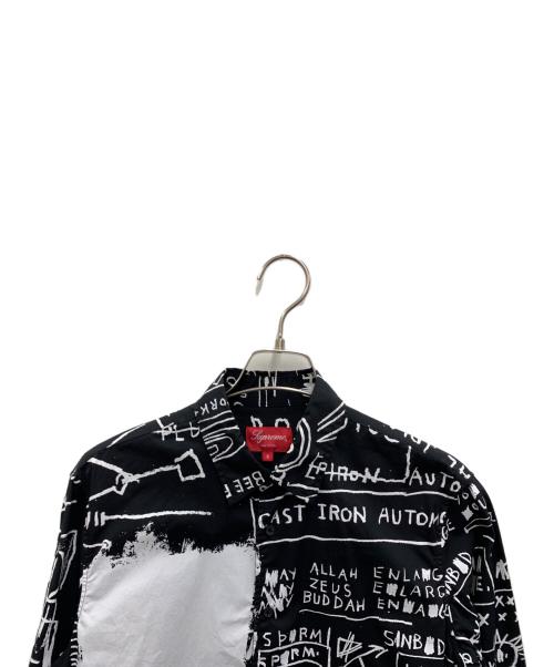 SUPREME（シュプリーム）Supreme (シュプリーム) バスキア総柄長袖シャツ ブラック サイズ:Sの古着・服飾アイテム