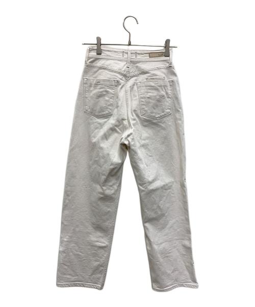 YANUK COLLEEN（ヤナクコリーン）YANUK COLLEEN (ヤナクコリーン) ワイドテーパードパンツ ホワイト サイズ:24の古着・服飾アイテム