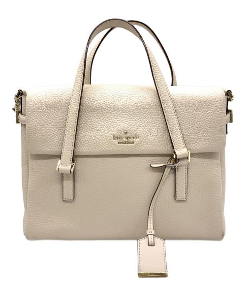 Kate Spade（ケイトスペード）Kate Spade (ケイトスペード) 2WAYバッグ ベージュの古着・服飾アイテム
