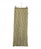 COCODEALココディール）の古着「プリーツマーメイドスカート」｜グリーン