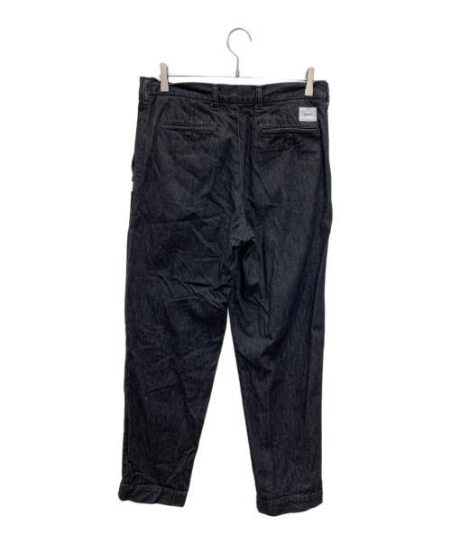 WTAPS（ダブルタップス）WTAPS (ダブルタップス) トラウザーズ コットン デニム パンツ ブラック サイズ:02の古着・服飾アイテム