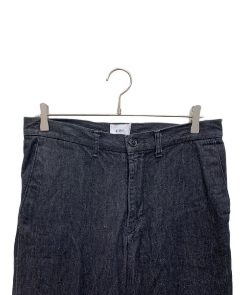 WTAPS（ダブルタップス）WTAPS (ダブルタップス) トラウザーズ コットン デニム パンツ ブラック サイズ:02の古着・服飾アイテム