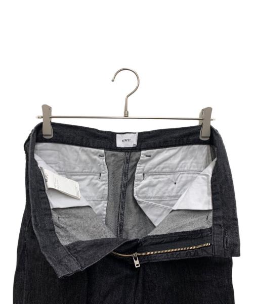 WTAPS（ダブルタップス）WTAPS (ダブルタップス) トラウザーズ コットン デニム パンツ ブラック サイズ:02の古着・服飾アイテム