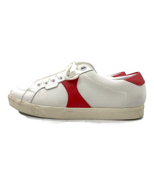 CELINE（セリーヌ）CELINE (セリーヌ) ローカットスニーカー ホワイト×レッド サイズ:38の古着・服飾アイテム