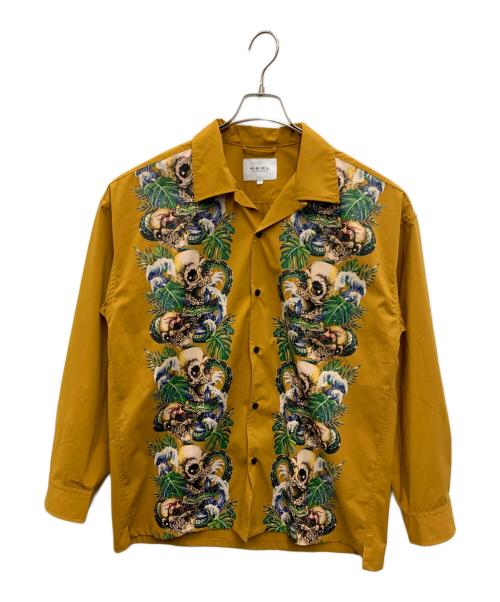 MSML（エムエスエムエル）MSML (エムエスエムエル) 長袖シャツ イエロー サイズ:Lの古着・服飾アイテム