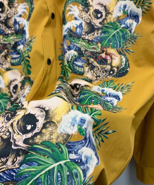 MSML（エムエスエムエル）MSML (エムエスエムエル) 長袖シャツ イエロー サイズ:Lの古着・服飾アイテム