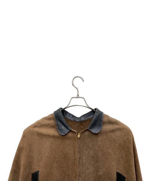 ノーブランド（ノーブランド）ノーブランド (ノーブランド) ウエスタンポンチョ ブラウン×ブラック サイズ:不明の古着・服飾アイテム