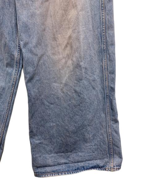 masu（エムエーエスユー）MASU (エムエーエスユー) ワイドデニムパンツ インディゴ サイズ:50の古着・服飾アイテム