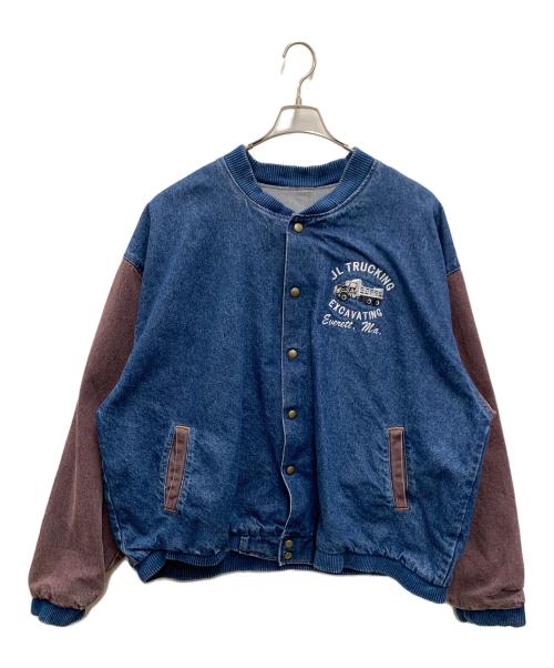 three rivers（スリーリバーズ）Three Rivers (スリーリバーズ) 90’sデニムブルゾン インディゴ サイズ:2XLの古着・服飾アイテム