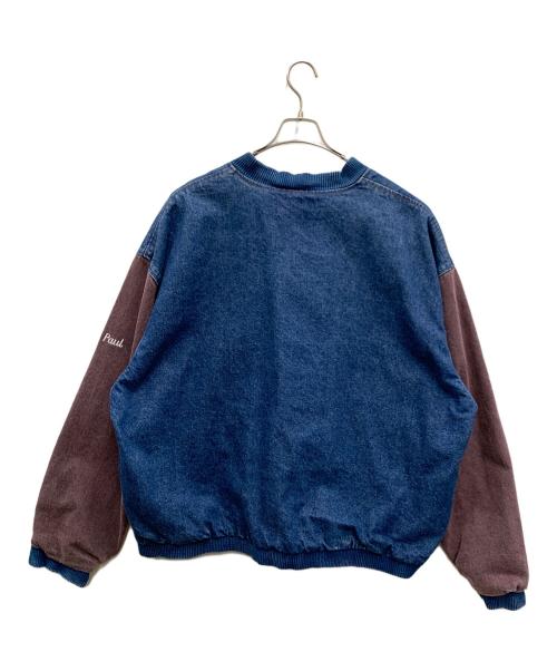 three rivers（スリーリバーズ）Three Rivers (スリーリバーズ) 90’sデニムブルゾン インディゴ サイズ:2XLの古着・服飾アイテム