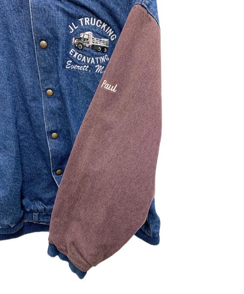 three rivers（スリーリバーズ）Three Rivers (スリーリバーズ) 90’sデニムブルゾン インディゴ サイズ:2XLの古着・服飾アイテム