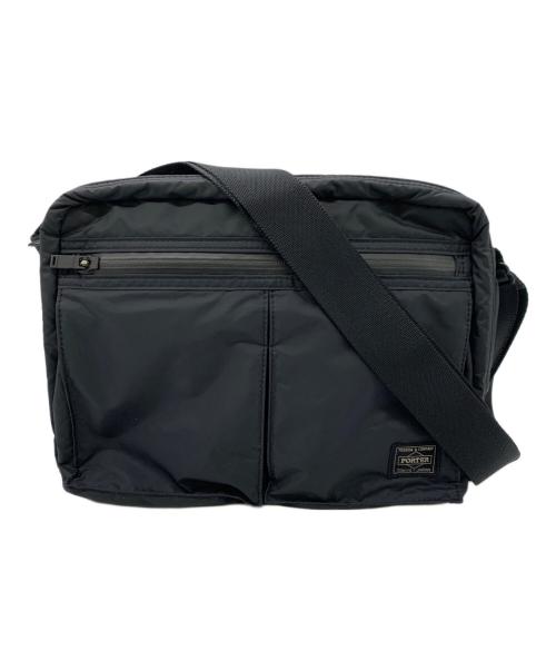 PORTER（ポーター）PORTER (ポーター) passenger messege ショルダーバッグ ブラックの古着・服飾アイテム