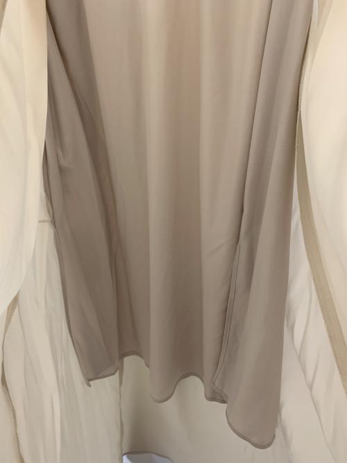 Spick and Span（スピックアンドスパン）Spick and Span (スピックアンドスパン) キュプラフィブリルフレアスカート ベージュ サイズ:38 未使用品の古着・服飾アイテム