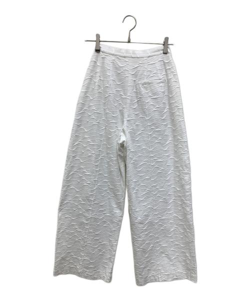 TARO HORIUCHI（タロウホリウチ）TARO HORIUCHI (タロウホリウチ) ワイドパンツ ホワイト サイズ:2 未使用品の古着・服飾アイテム