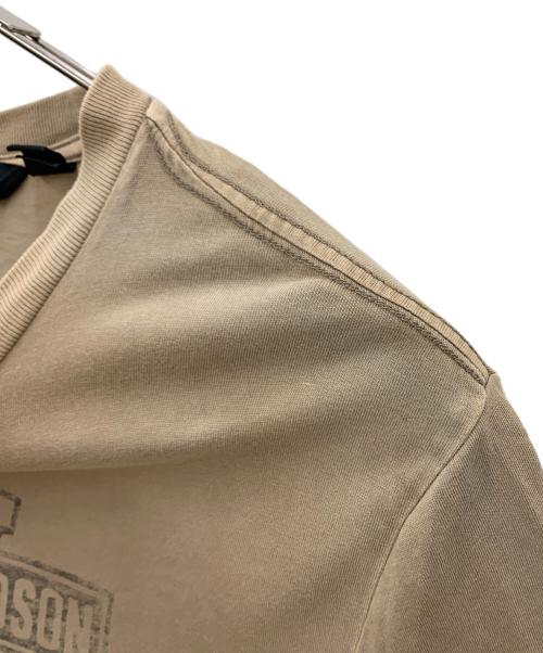 HARLEY-DAVIDSON（ハーレーダビッドソン）HARLEY-DAVIDSON (ハーレーダビッドソン) 半袖カットソー ベージュ サイズ:Lの古着・服飾アイテム