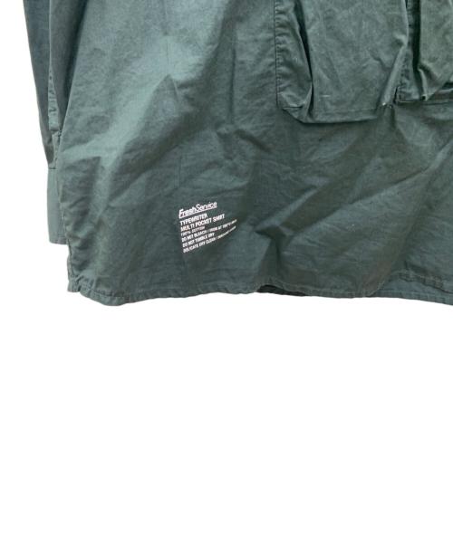 FreshService（フレッシュサービス）FreshService (フレッシュサービス) マルチポケットシャツ ダークグリーン サイズ:Mの古着・服飾アイテム
