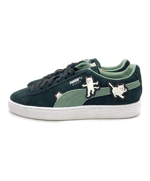 PUMA（プーマ）PUMA (プーマ) RIPNDIP (リップンディップ) スニーカー ブラック×グリーン サイズ:25 未使用品の古着・服飾アイテム