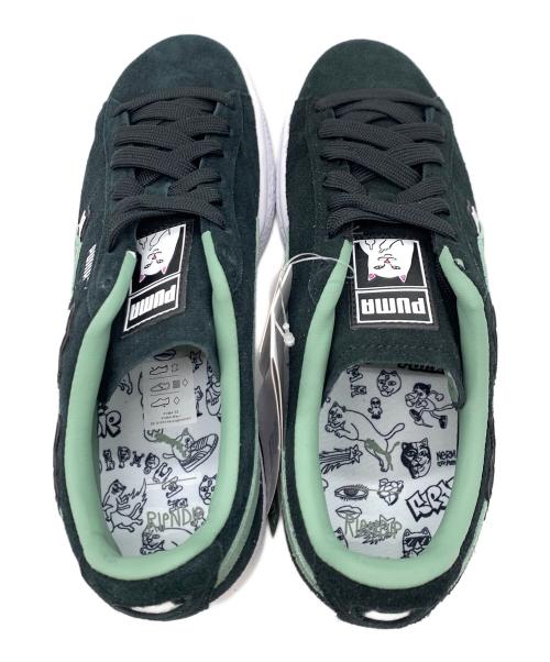 PUMA（プーマ）PUMA (プーマ) RIPNDIP (リップンディップ) スニーカー ブラック×グリーン サイズ:25 未使用品の古着・服飾アイテム