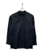 SHINYAシンヤ）の古着「バンドカラーシャツ」｜ブラック