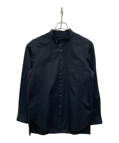 SHINYA（シンヤ）SHINYA (シンヤ) バンドカラーシャツ ブラック サイズ:2の古着・服飾アイテム