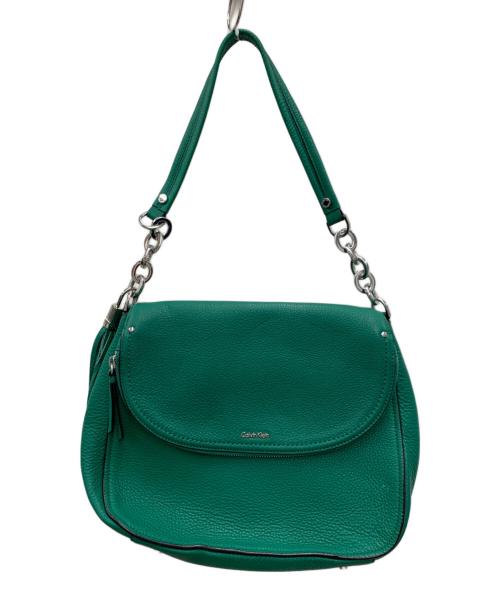 Calvin Klein（カルバンクライン）Calvin Klein (カルバンクライン) ワンショルダーバッグ グリーンの古着・服飾アイテム