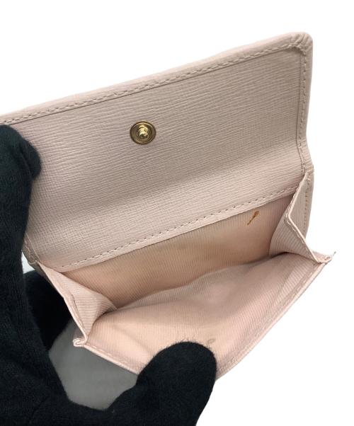 FURLA（フルラ）FURLA (フルラ) 3つ折り財布 ピンクの古着・服飾アイテム