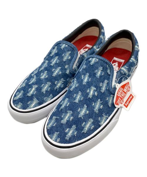 VANS（ヴァンズ）VANS (バンズ) Supreme (シュプリーム) スリッポン インディゴ サイズ:28.5 未使用品の古着・服飾アイテム