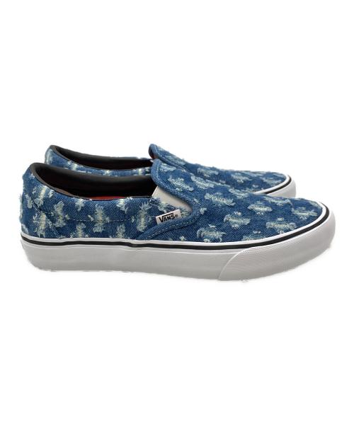 VANS（ヴァンズ）VANS (バンズ) Supreme (シュプリーム) スリッポン インディゴ サイズ:28.5 未使用品の古着・服飾アイテム
