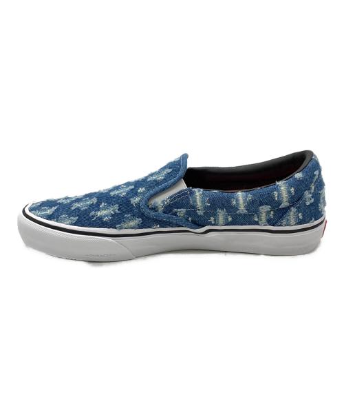 VANS（ヴァンズ）VANS (バンズ) Supreme (シュプリーム) スリッポン インディゴ サイズ:28.5 未使用品の古着・服飾アイテム
