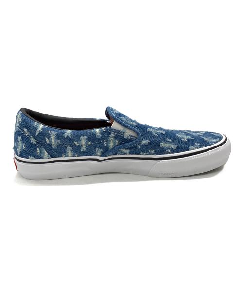 VANS（ヴァンズ）VANS (バンズ) Supreme (シュプリーム) スリッポン インディゴ サイズ:28.5 未使用品の古着・服飾アイテム