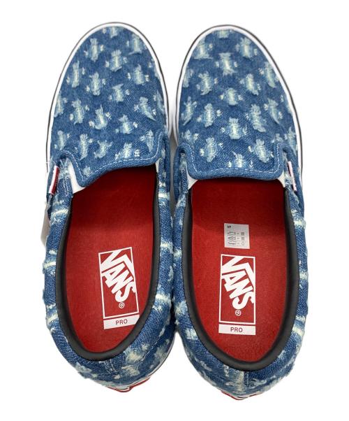 VANS（ヴァンズ）VANS (バンズ) Supreme (シュプリーム) スリッポン インディゴ サイズ:28.5 未使用品の古着・服飾アイテム