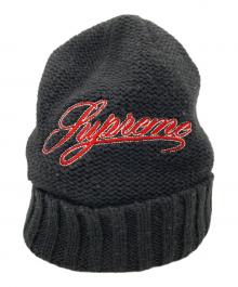 SUPREME（シュプリーム）の古着「ニット帽」｜ブラック