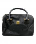 MCMエムシーエム）の古着「ミニボストンバッグ」｜ブラック