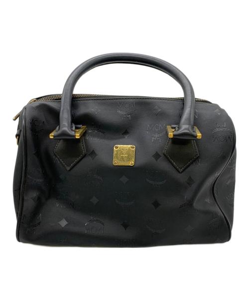 MCM（エムシーエム）MCM (エムシーエム) ミニボストンバッグ ブラックの古着・服飾アイテム