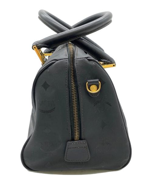 MCM（エムシーエム）MCM (エムシーエム) ミニボストンバッグ ブラックの古着・服飾アイテム